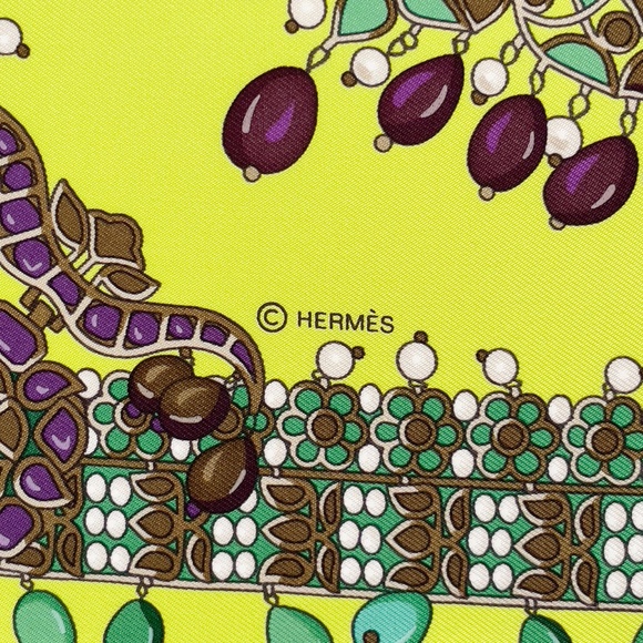NWT Hermes Scarf "PARURES DES MAHARAJAS" - Picture 6 of 12